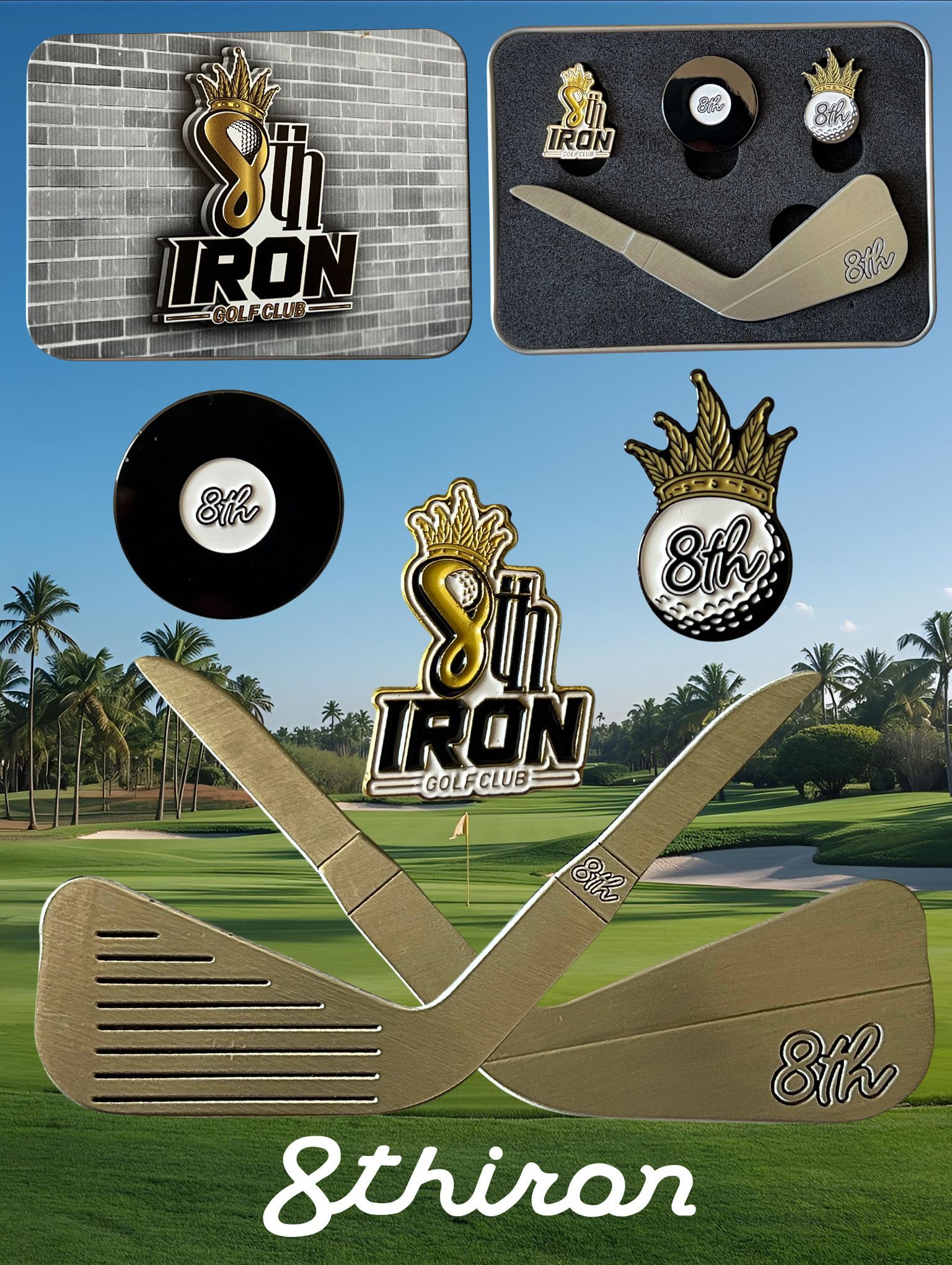 Divot/Dab tool + Ball Marker Gift Set