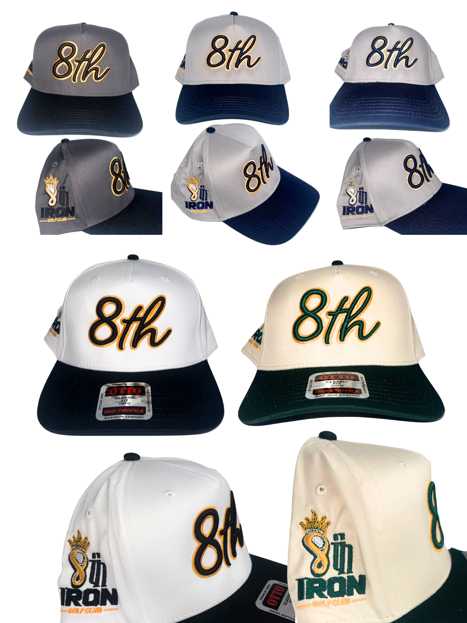 8th Script 2-Tone Snapback