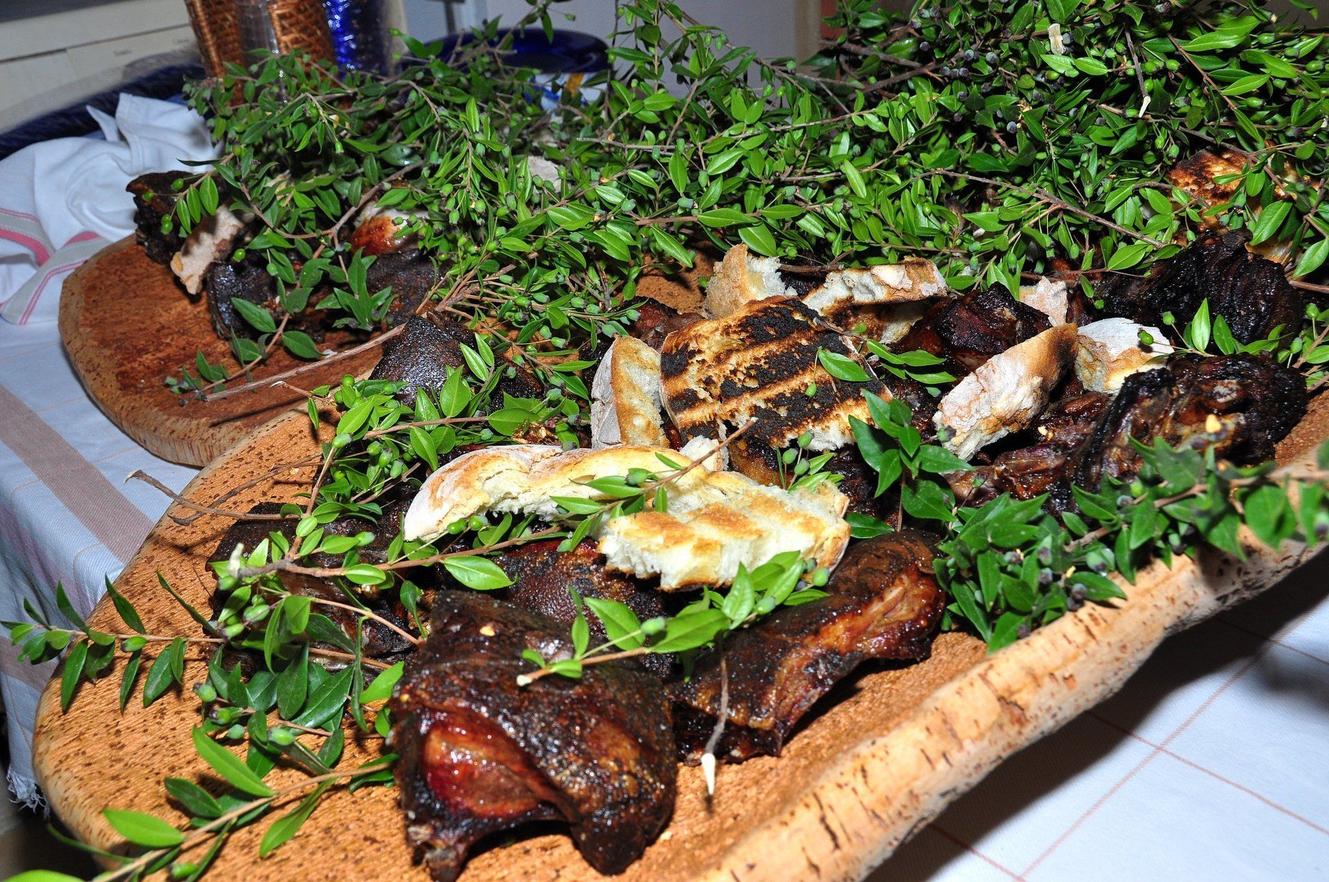 tagliata di carne con verdure grigliate