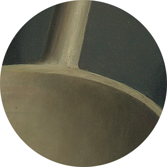 Detail Vloercompositie met eieren in kom
