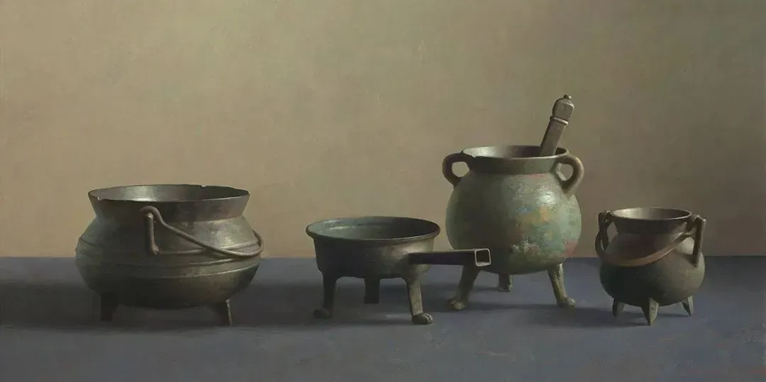 Helmantel Schilderij uit 2018 Archeologie uit Dordrecht I