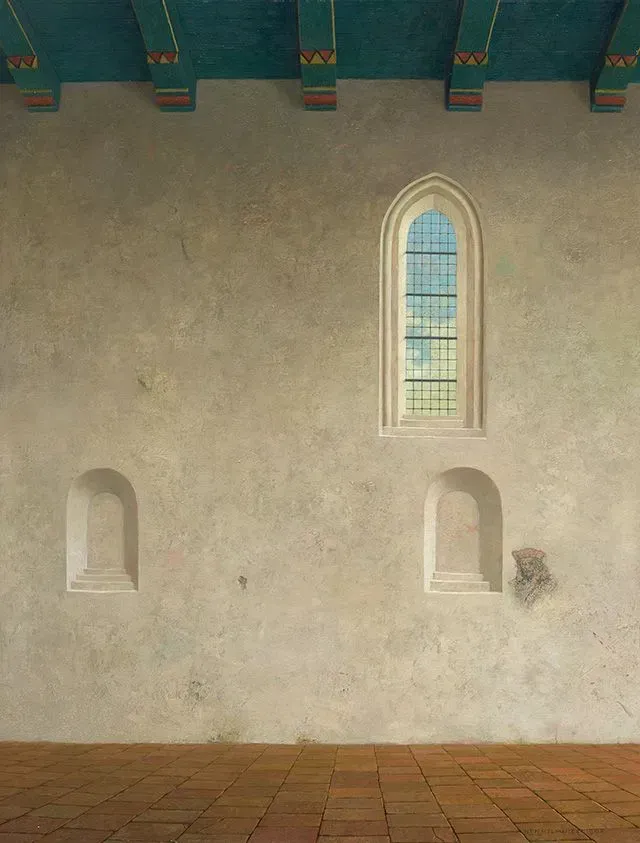 Helmantel Schilderij uit 1995 Kerk te Holwierde