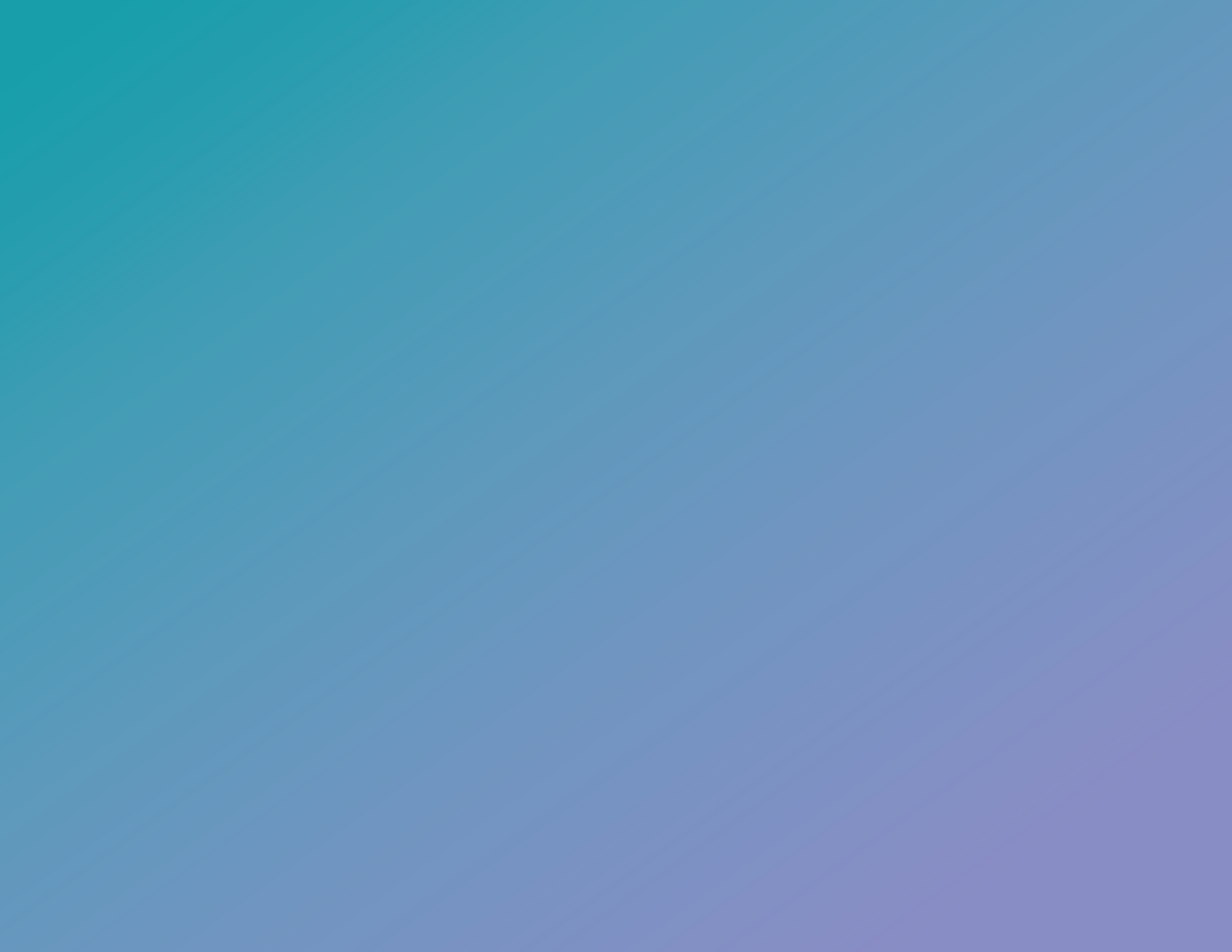 Fondo con degradado de verde azulado a lavanda