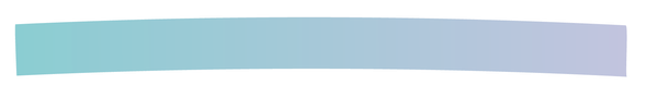Una fina barra horizontal con degradado que va de verde azulado a azul pálido y lavanda sobre un fondo blanco.