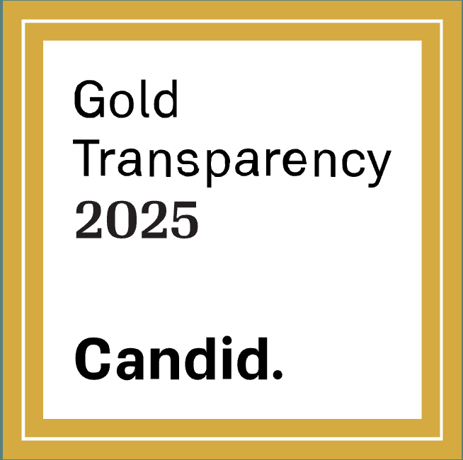 A logo for gold transparency 2025 by candid.
