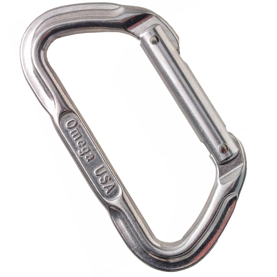 a stainless steel carabiner made in the usa