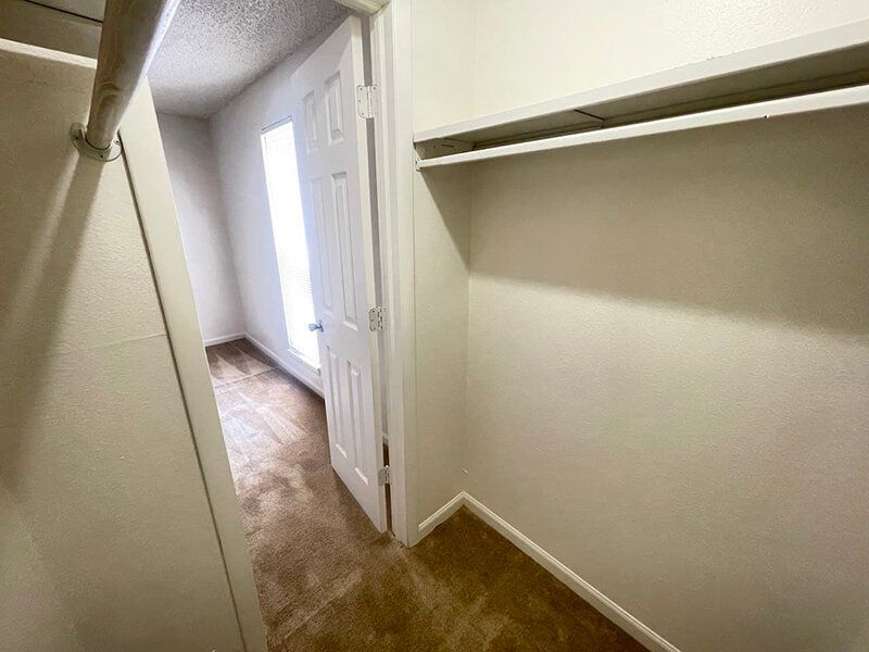 Bedroom Closet | Lakeside Villas Apartments in Thornton, CO