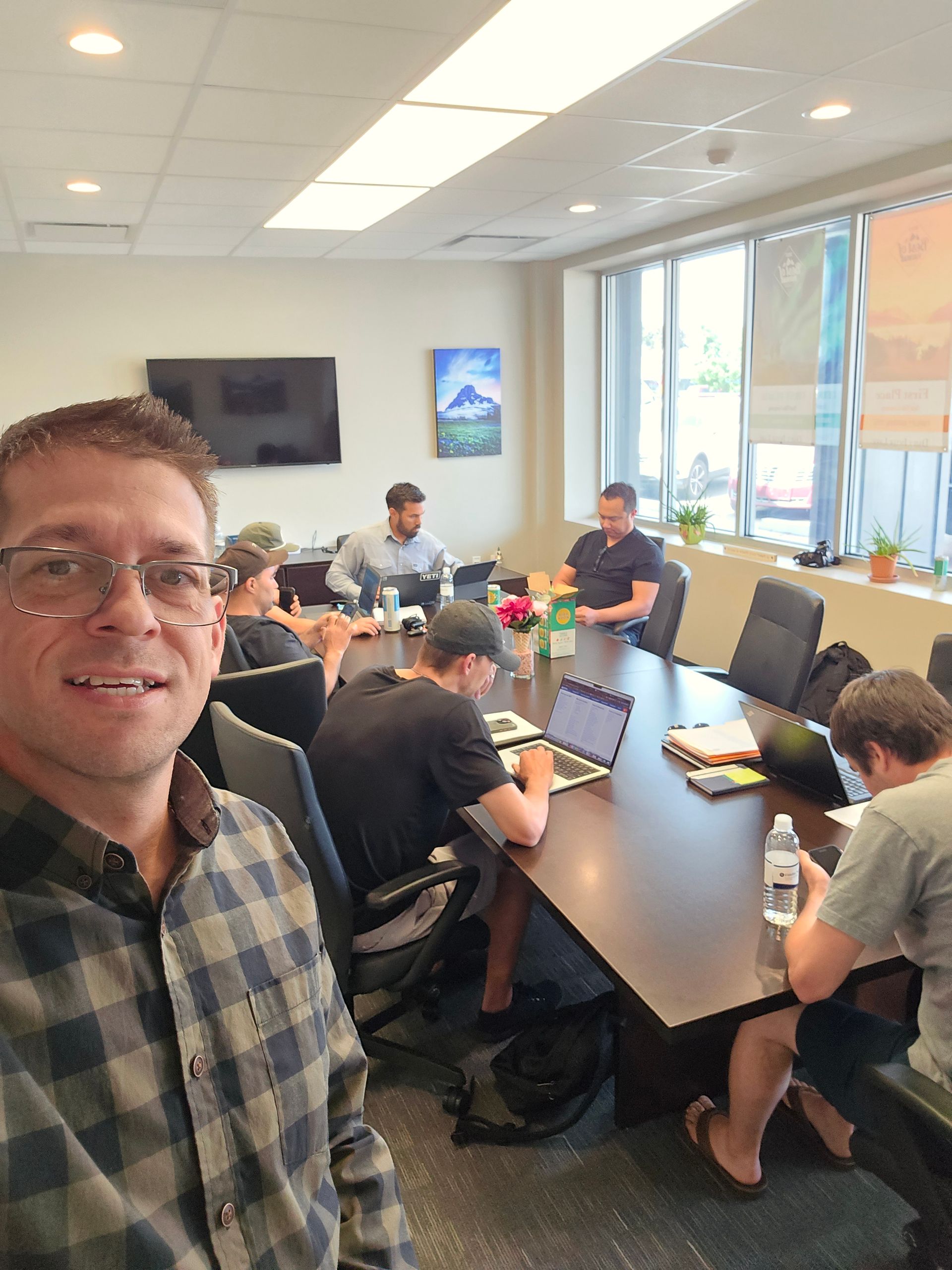 Kyle Stines REALTOR in Montana working with investors at Fidelity Title in Kalispell, Montana.