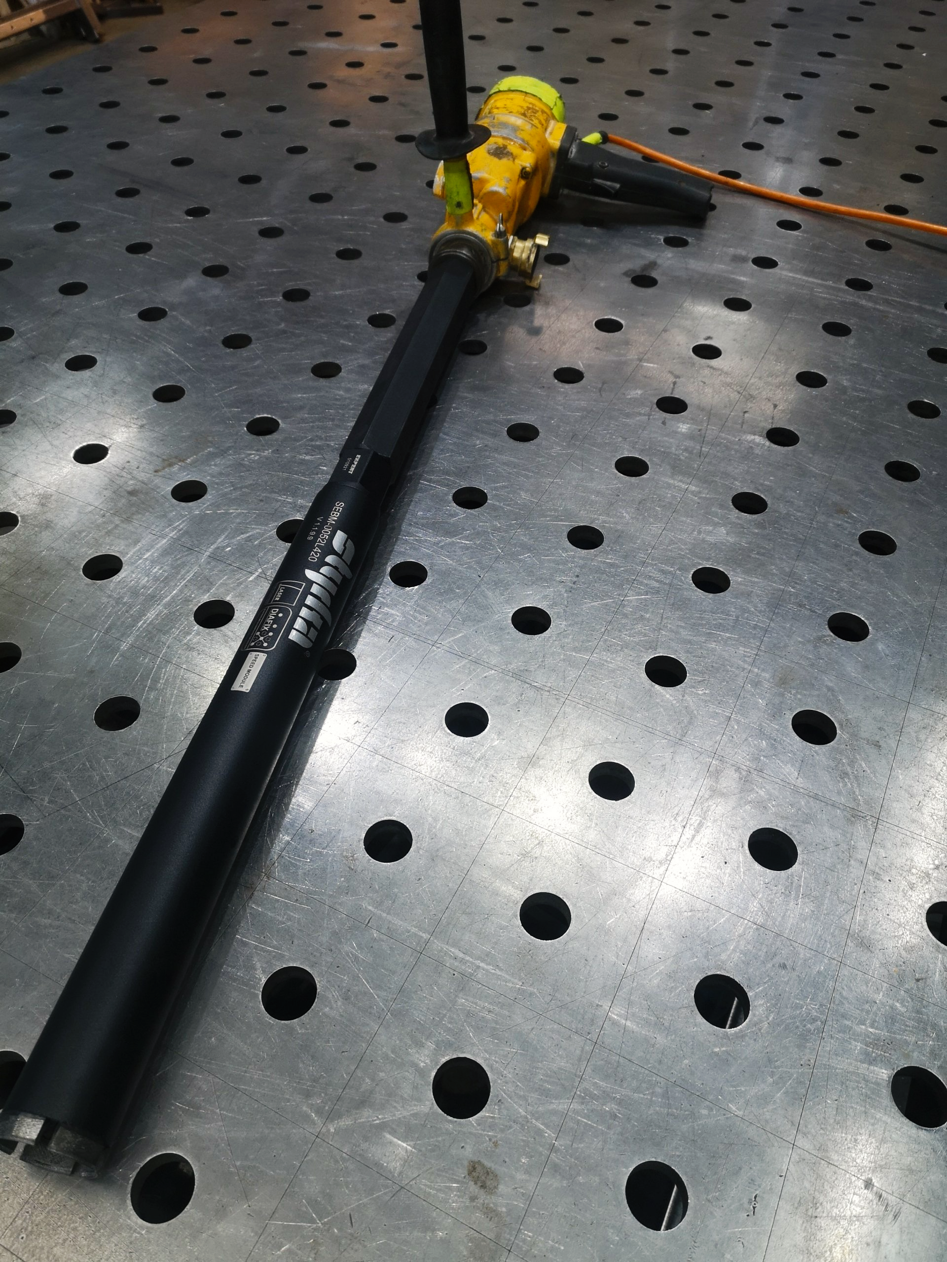 Diafix speedmodule Styrka voor het ultra snel boren van 52mm gaten tbv kruipruimte ventilatie 