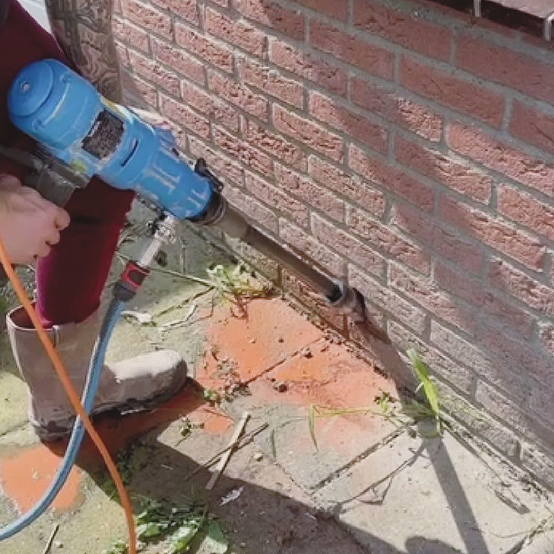 Kruipruimte ventilatie aanbrengen muur