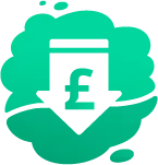 A green icon with a pound sign and an arrow pointing down.