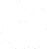 A blue house with a hammer inside of it.
