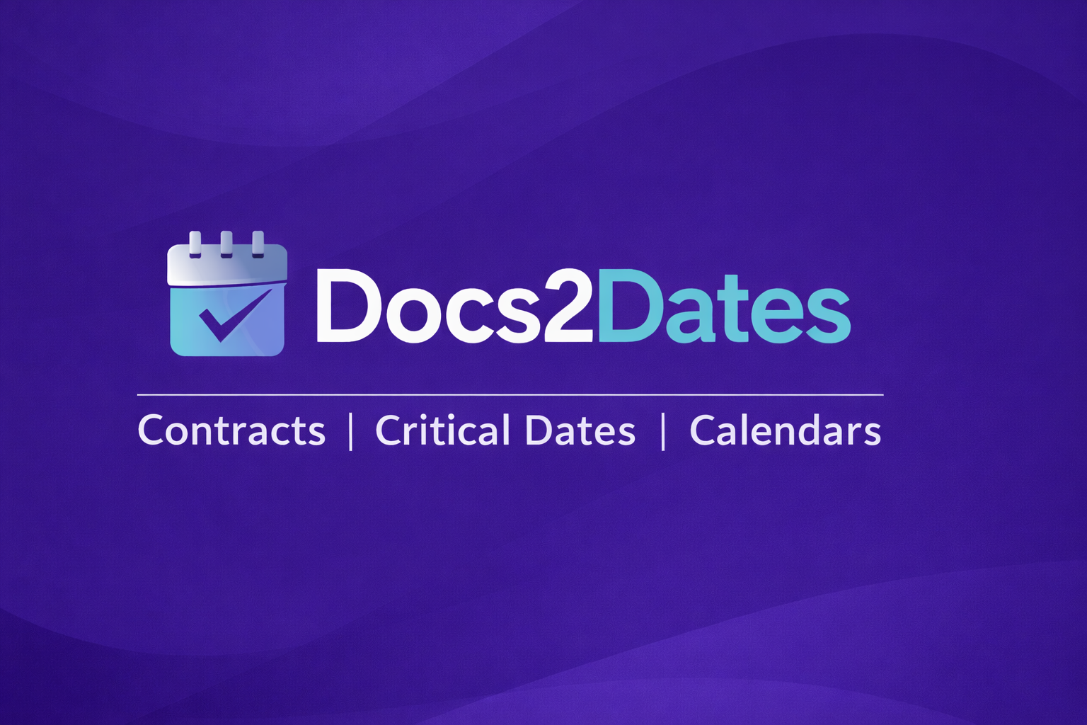 Docs2Dates legal technology platform for extracting contract deadlines and exporting key dates.