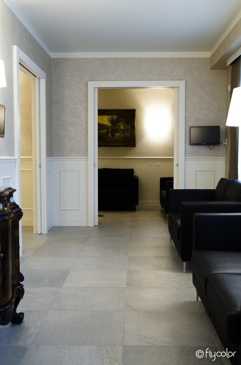 sala d'attesa in casa del commiato