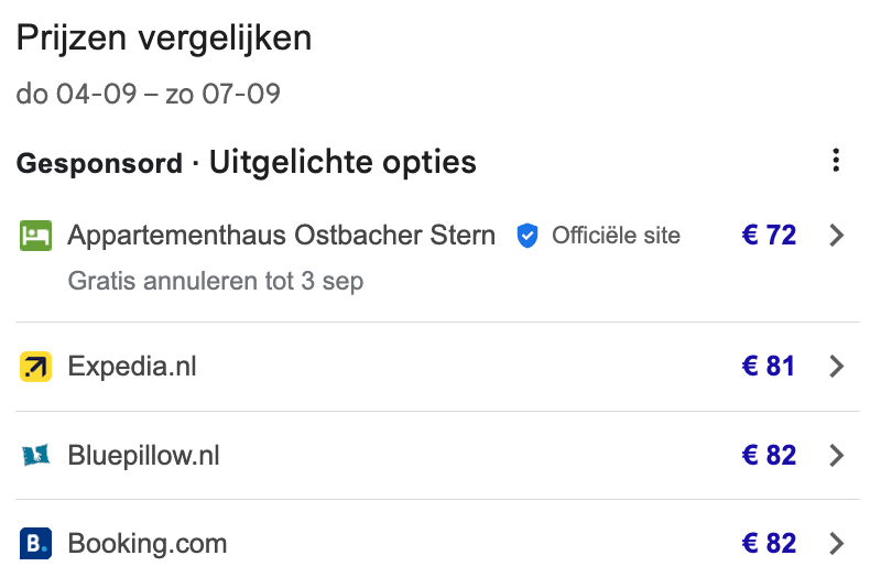 preise vergelijking Ostbacher Stern