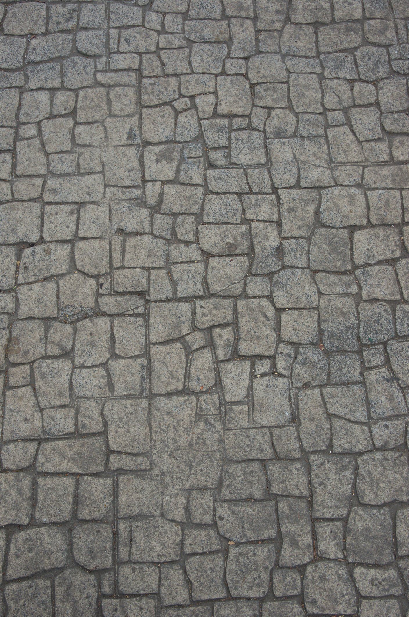 Stencilled Grey Concrete Patio In A Rock Flagstone Pattern - Umina Beach - Stuart Concreting