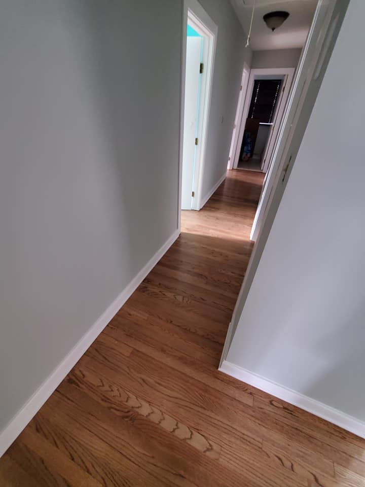 Before Laminating Hallway In The House — Hebron, MD — Shore Life Construction