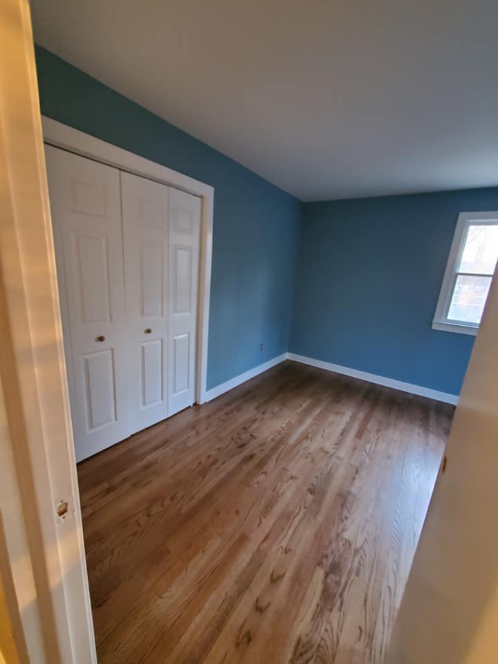 After Blue Tainted Bedroom Laminating Inside The House — Hebron, MD — Shore Life Construction