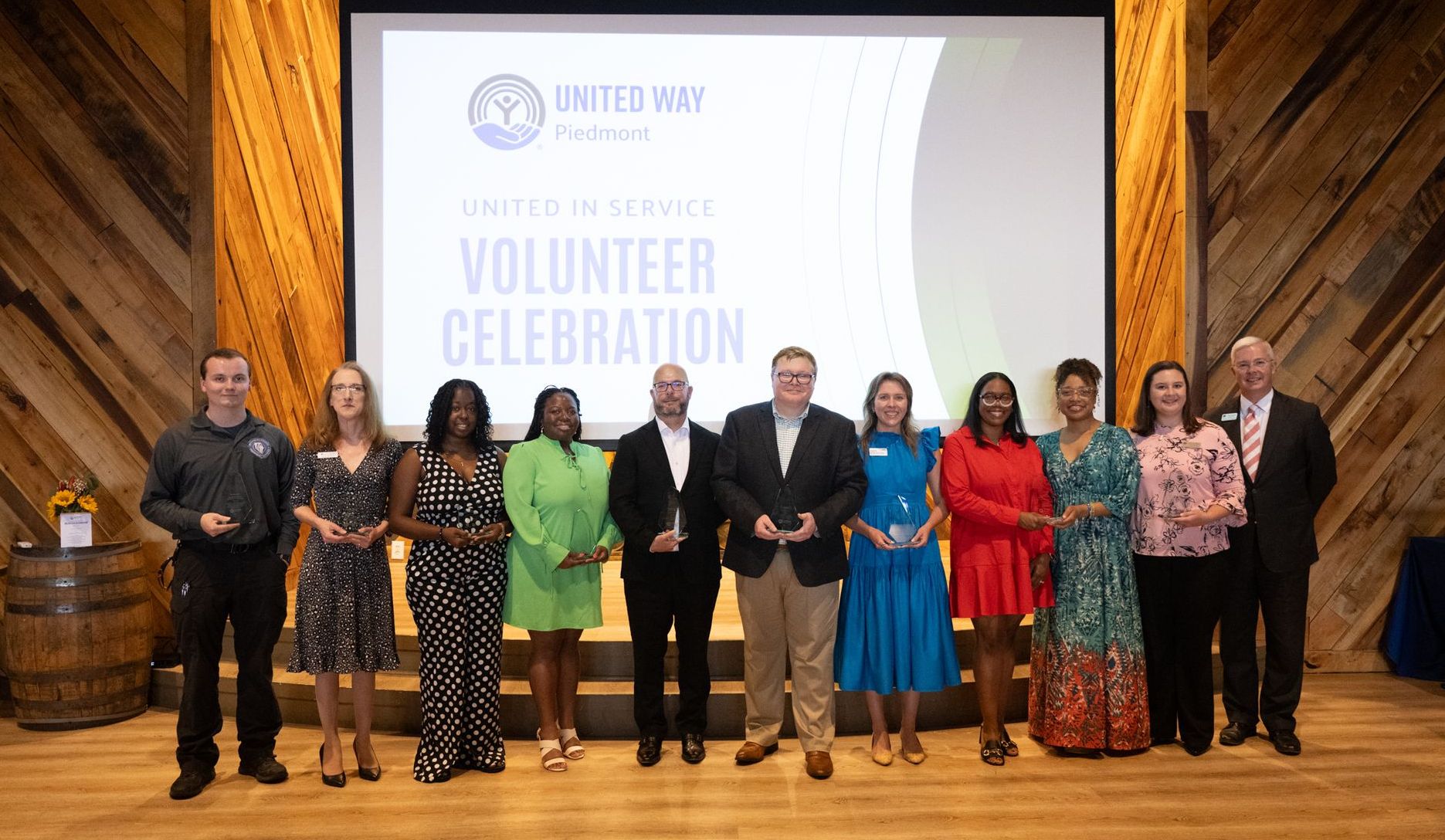 2025 Volunteer Celebration award winners