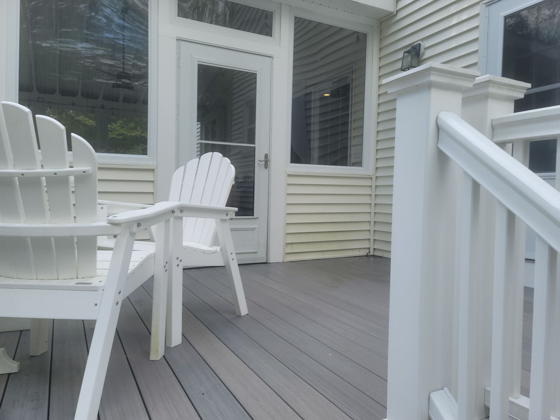 Deck refinishing in Manchester, NH.