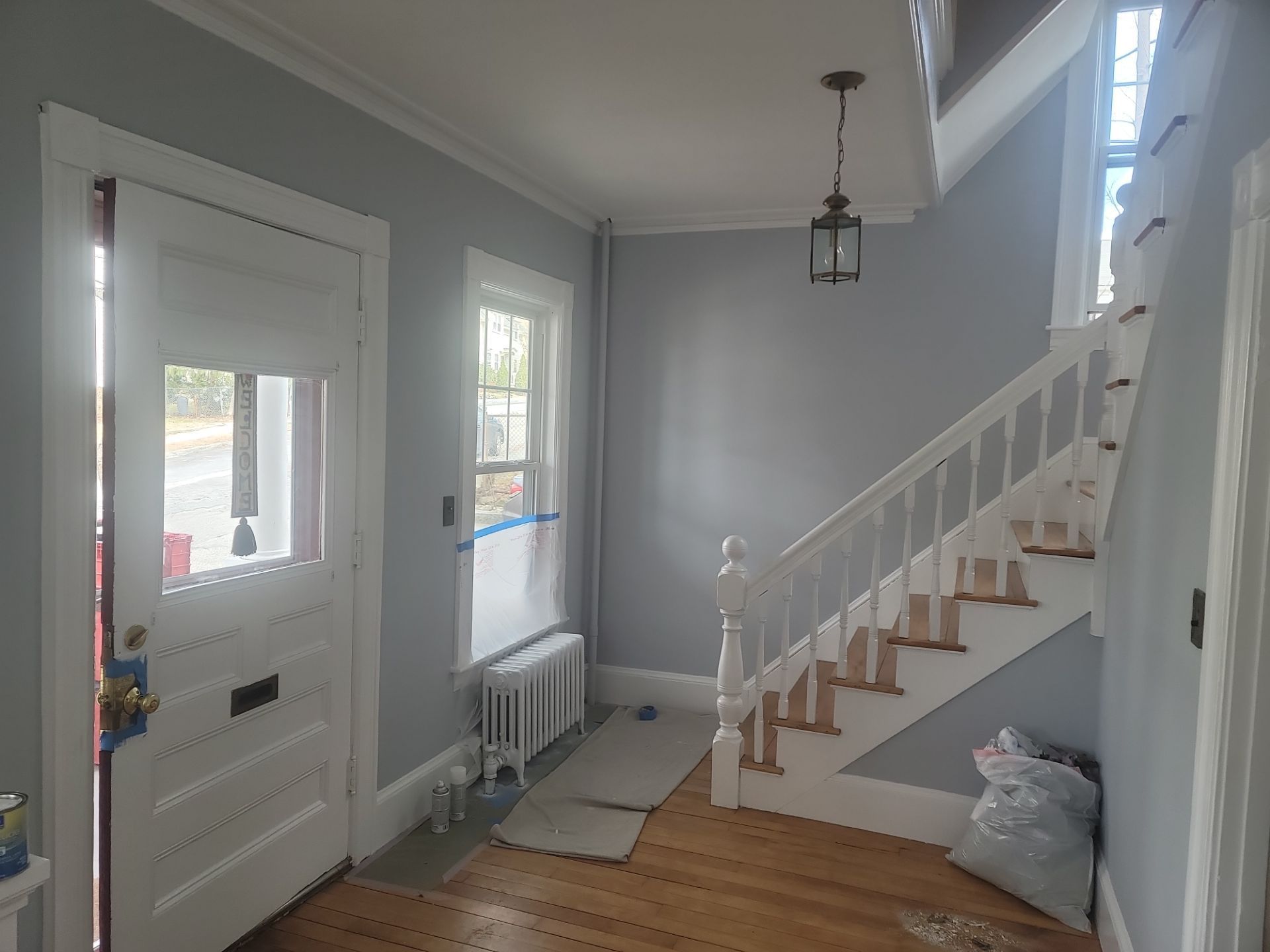 Interior painting project by The Persnickety Painters in Manchester, NH.