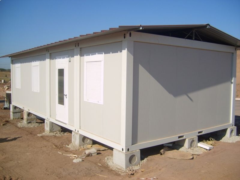 Cabina per cantiere prefabbricata