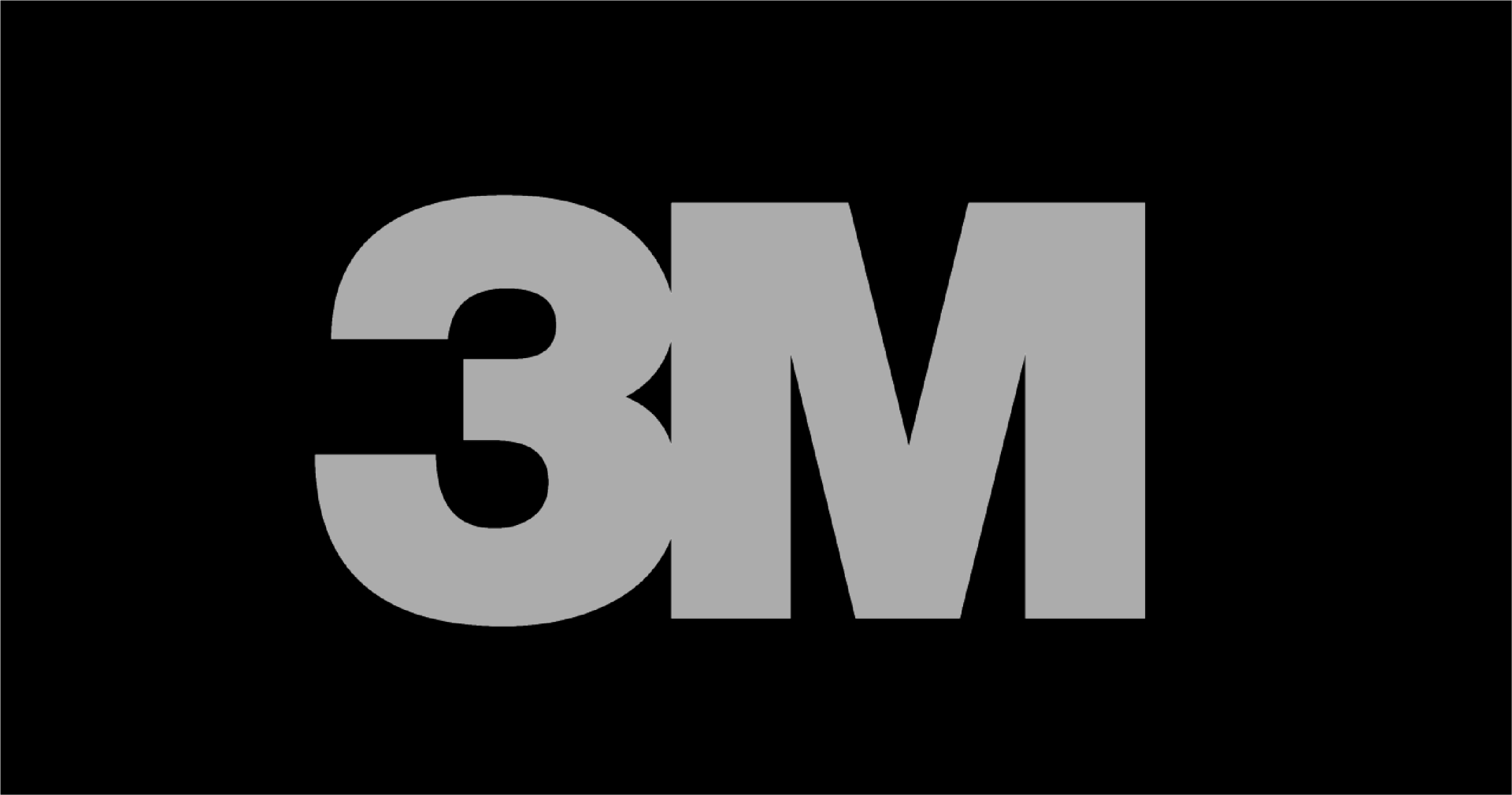 The 3m logo is white on a black background.