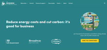 UK Business Climate Hub website