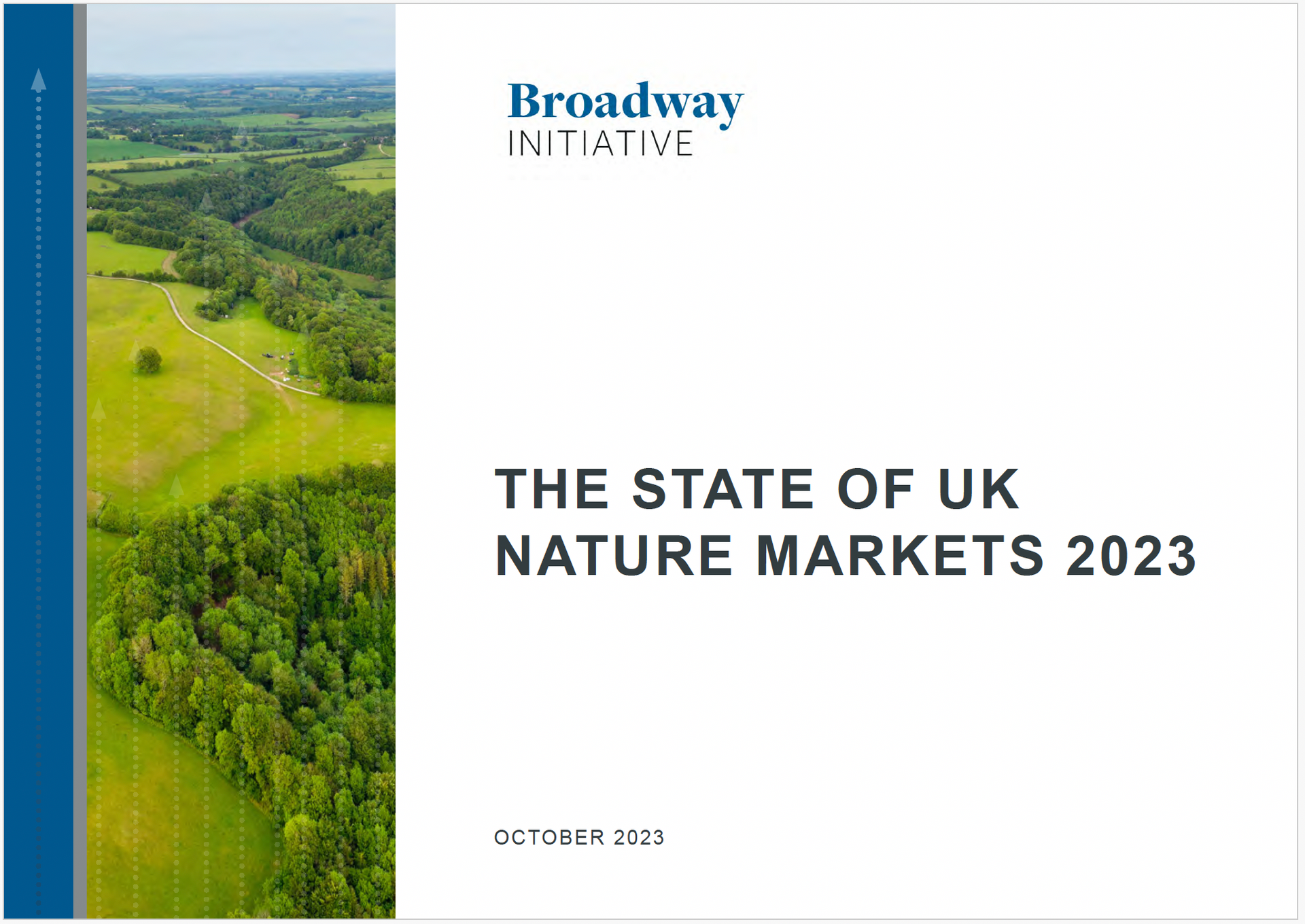 The State of UK Nature Markets 2023 Cover