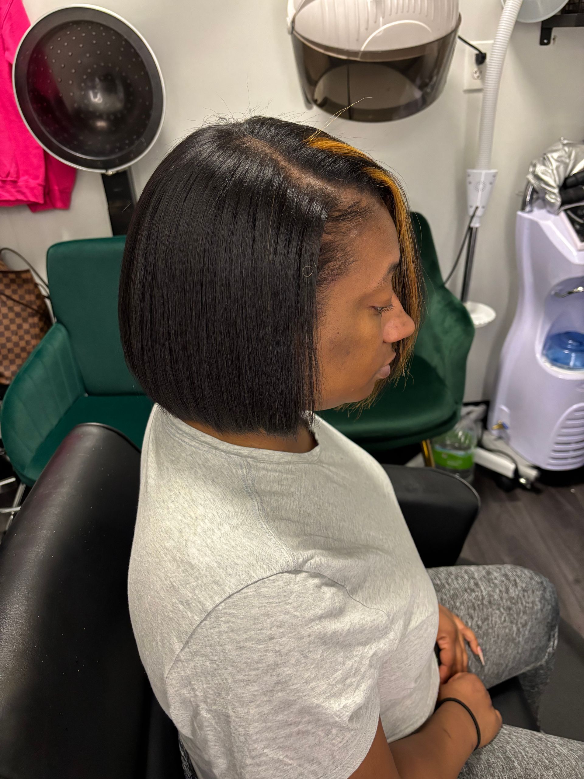 A bob haircut, will give you the new look you need. 