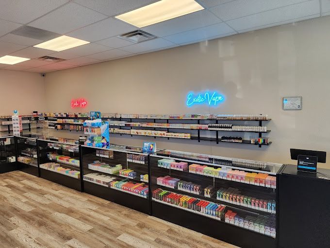 A store filled with lots of shelves and display cases.