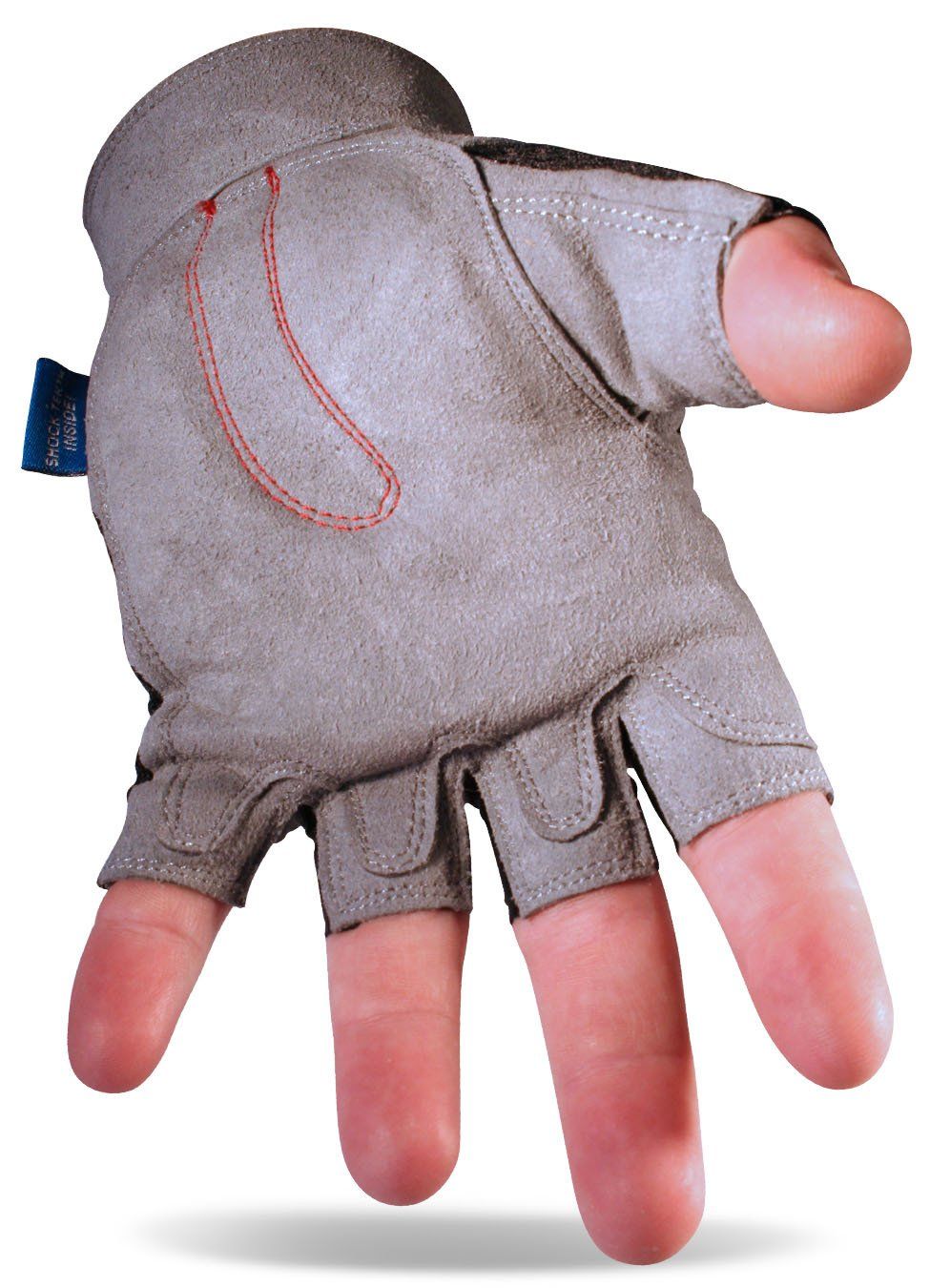 glove, shock•tek™, half finger glove,