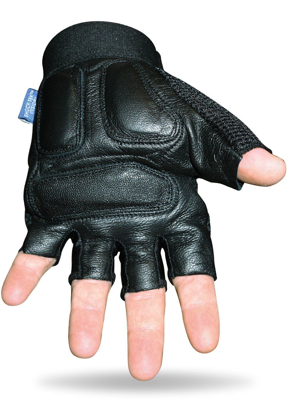 glove, shock•tek™, half finger glove,