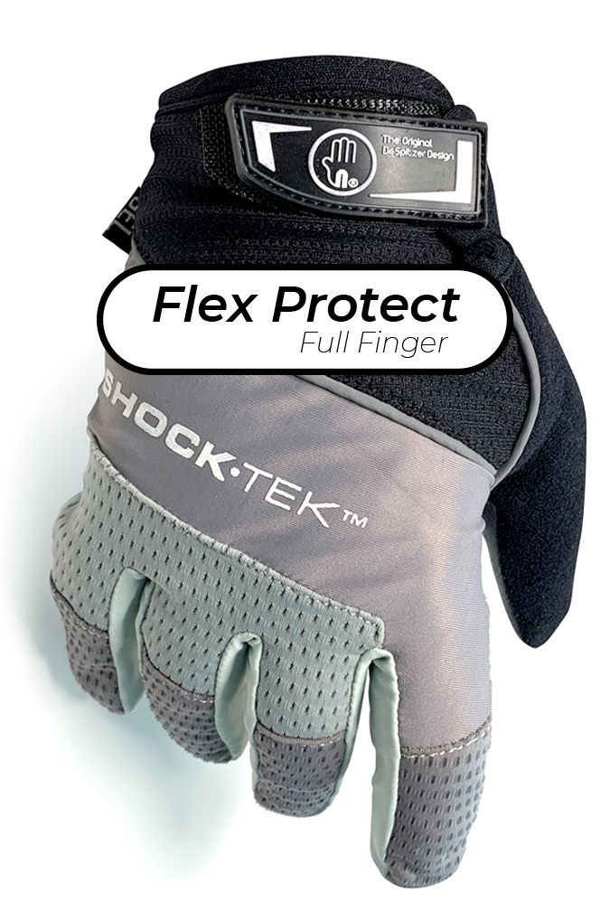 flex protect full finger, ShockTek Gloves, 