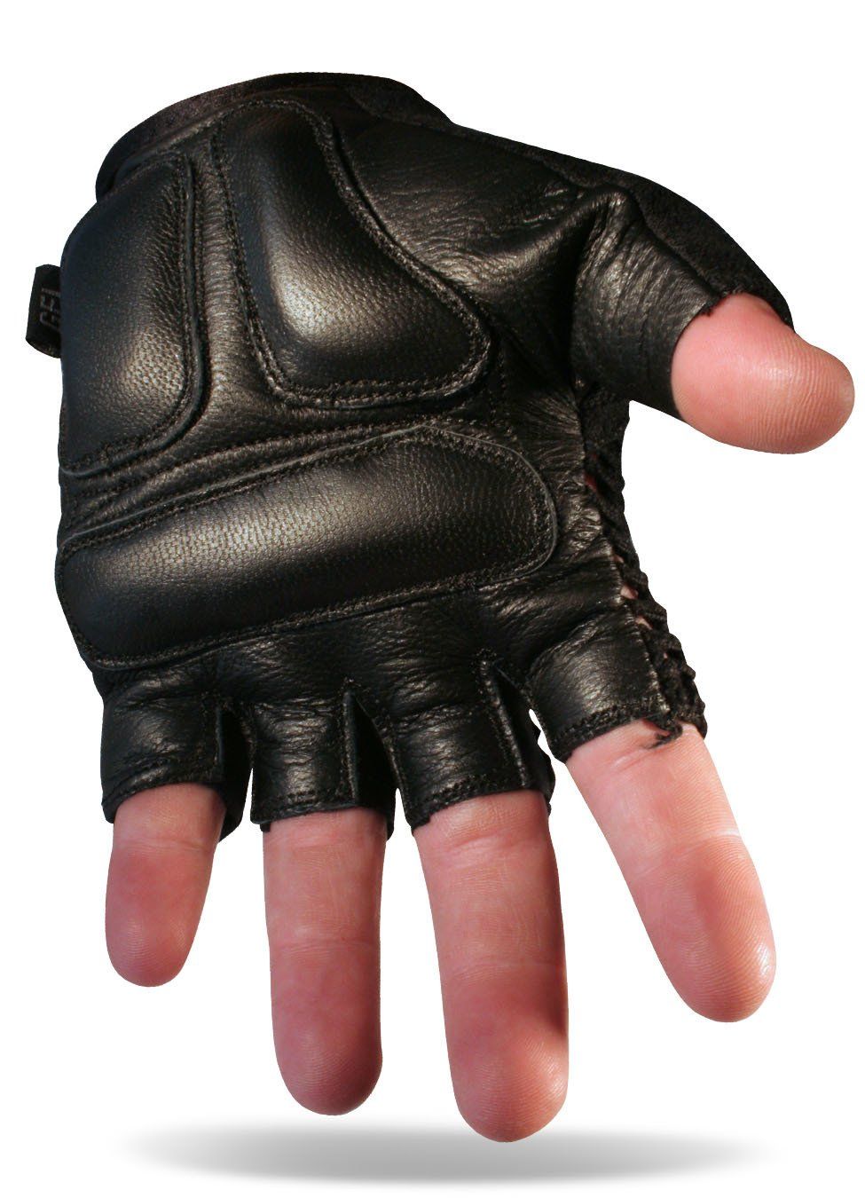 half finger glove, glove, shock•tek™,