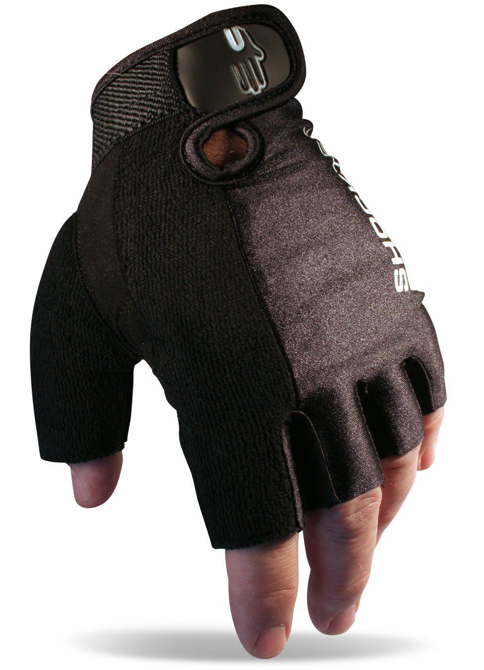 glove, shock•tek™, half finger glove,