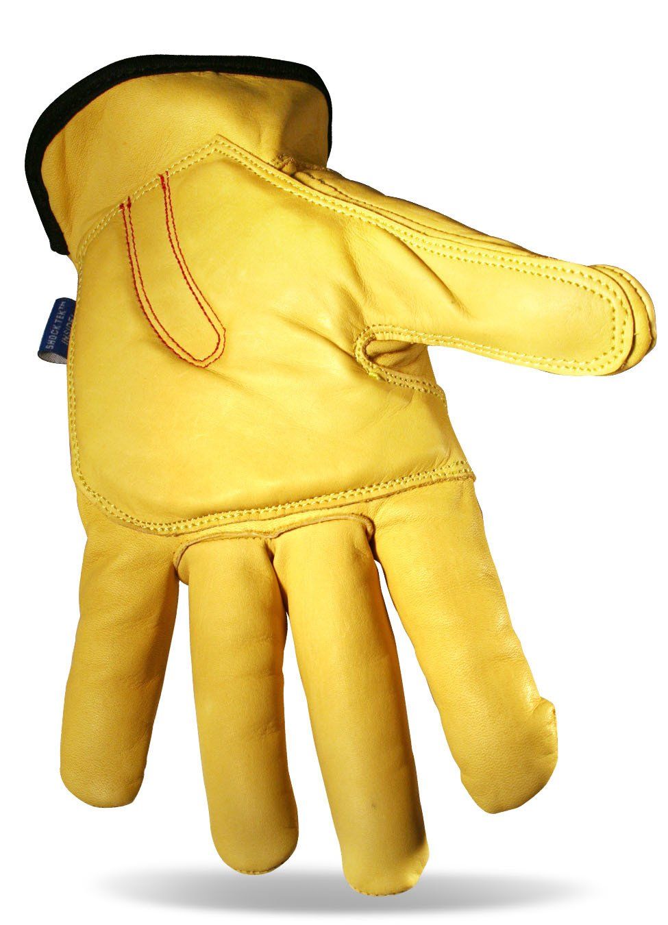 glove, shock•tek™, full finger glove, leather