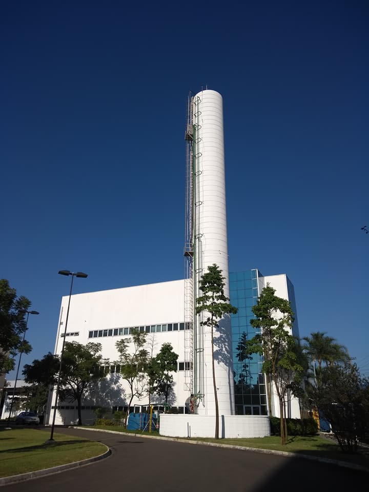 Vistoria de edificação de caixa d'água externa para liberação de execução de pintura