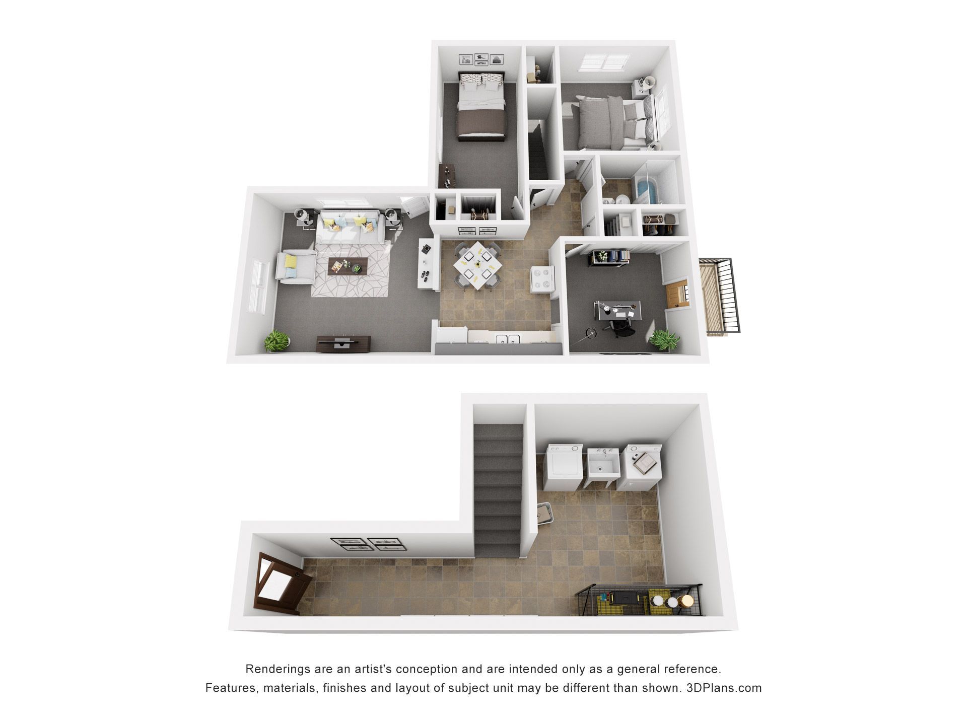 2 Bed | 1 Bath w/ Den 