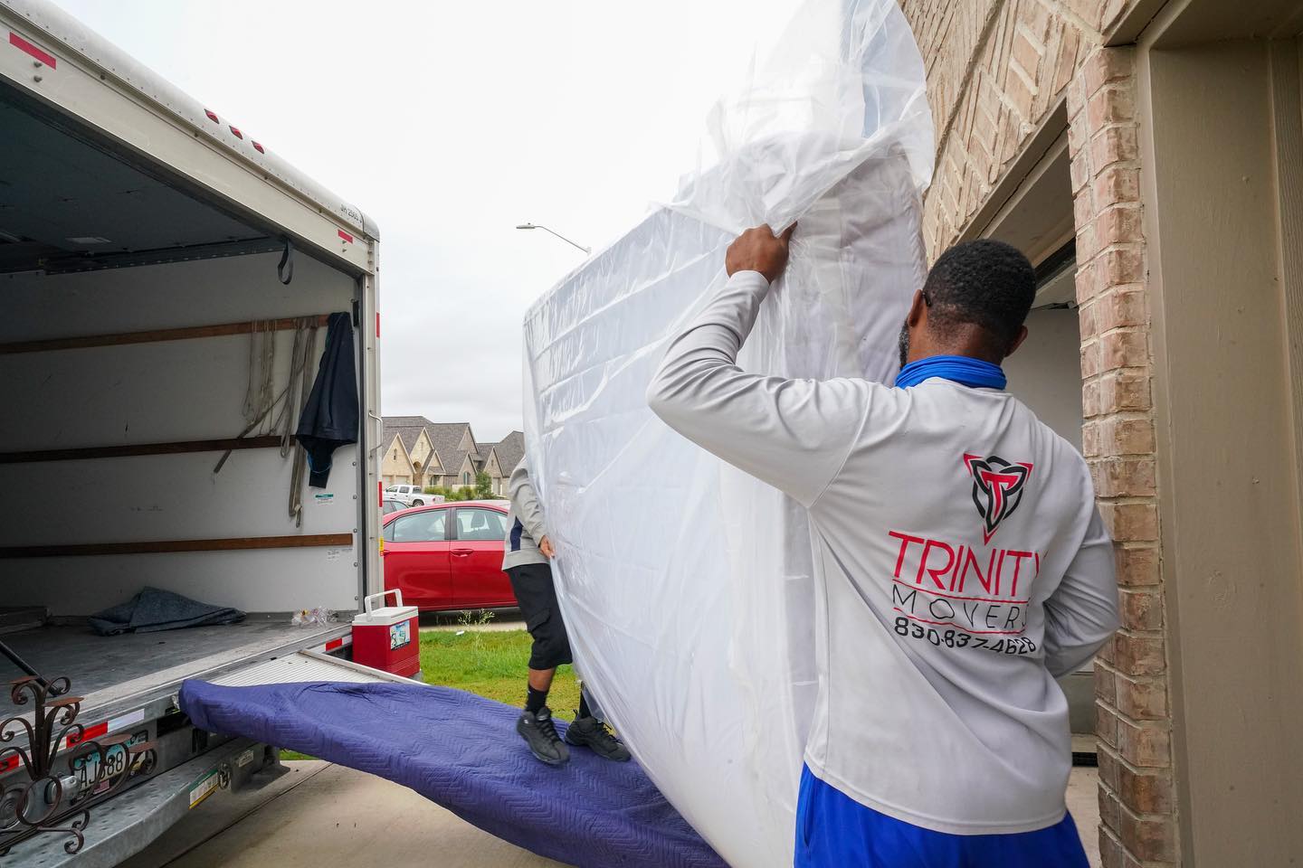 Moving Bed Inside Truck — New Braunfels, TX — Trinity Movers