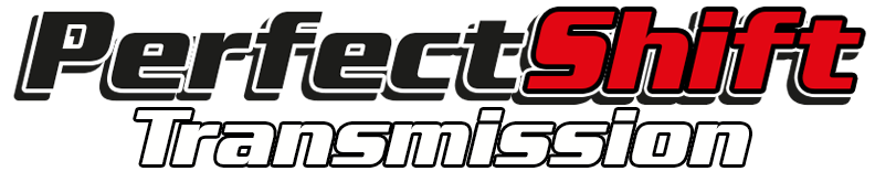 A perfect shift transmission logo on a white background