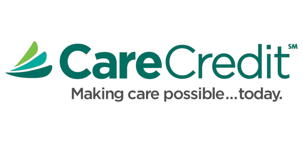 The logo for carecredit is making care possible today.