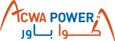 a blue and orange logo for icwa power