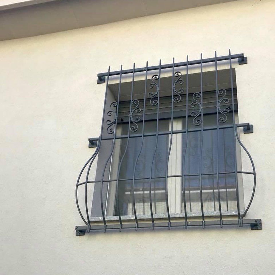 inferriata in ferro battuto