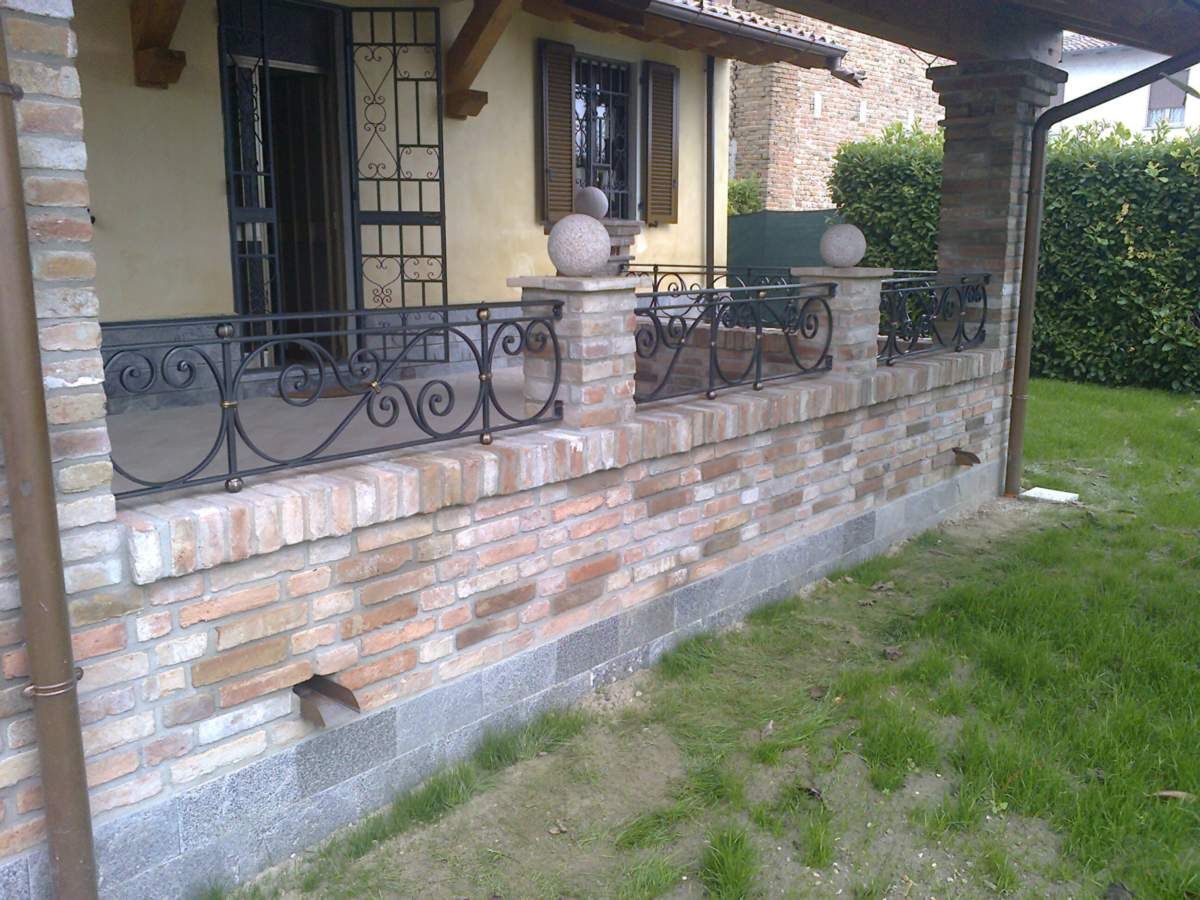 parapetto per balcone