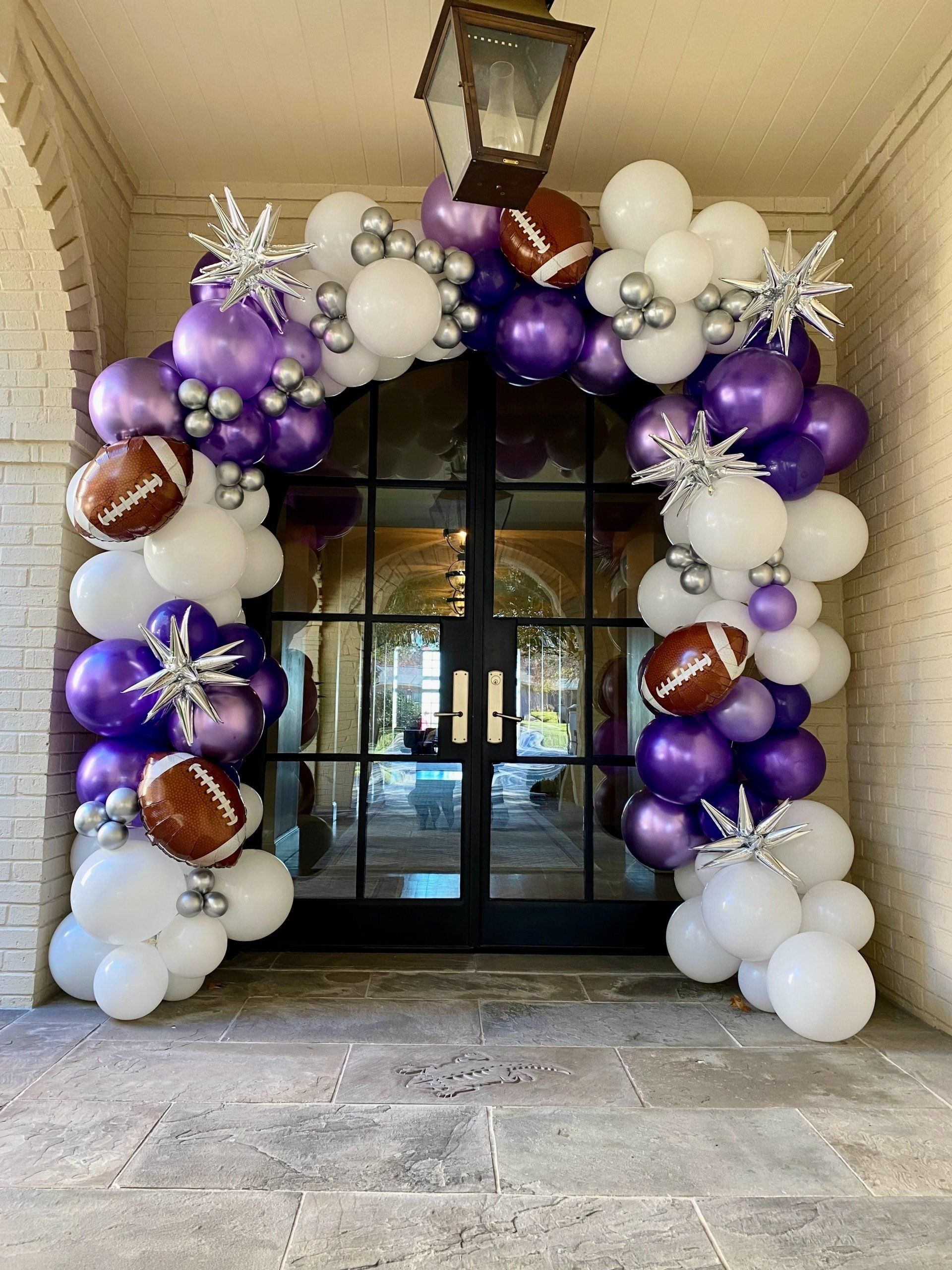 Football Season Balloon Decor | Today's Balloons