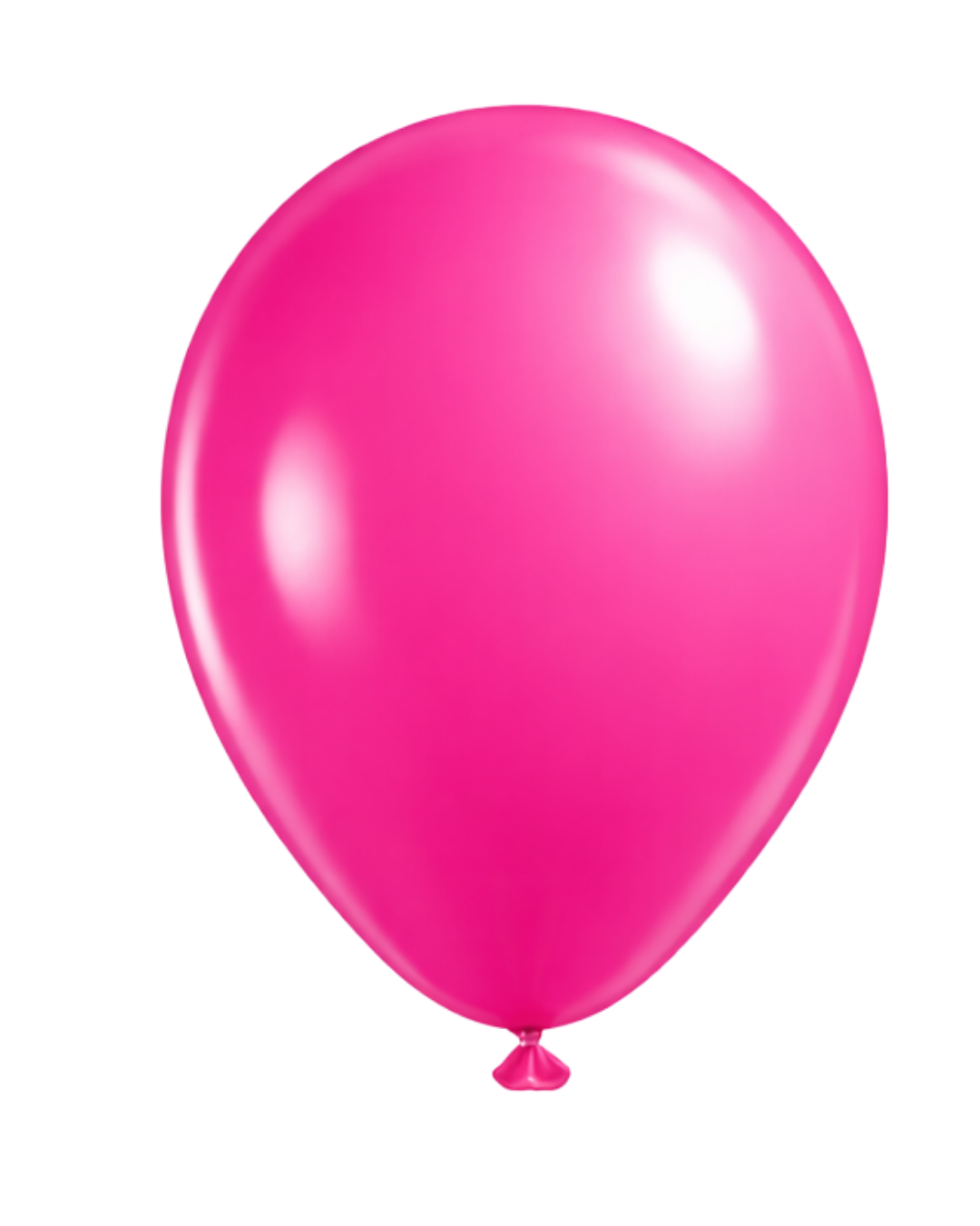Single Pink Latex Balloon
