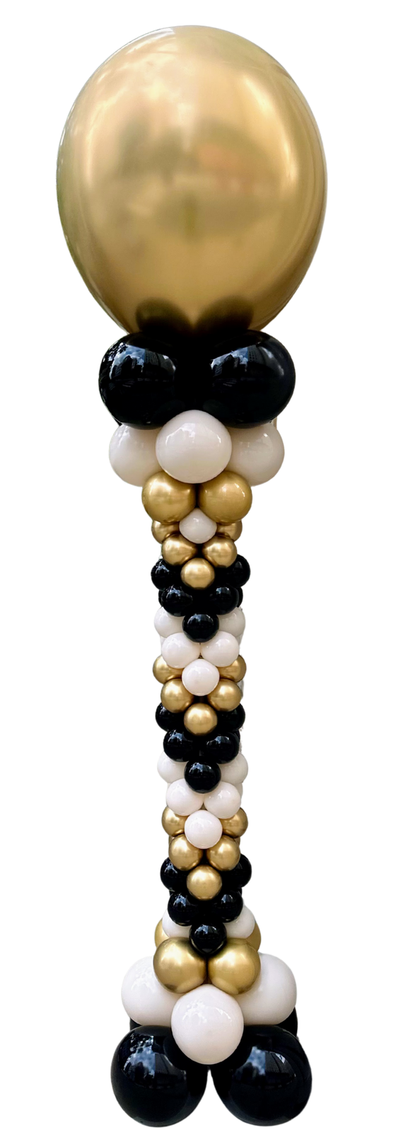 A bunch of balloons are stacked on top of each other on a white background.