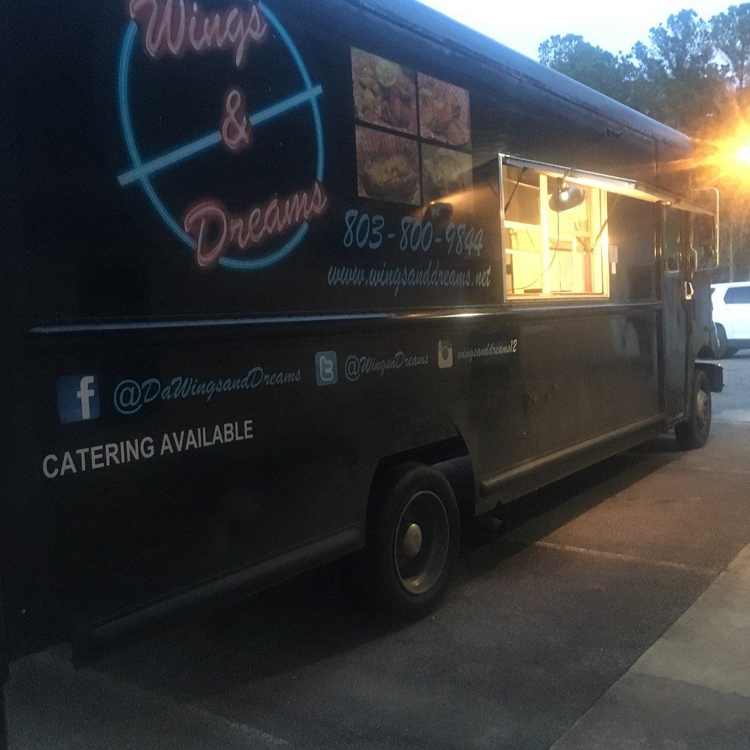 Black food truck 