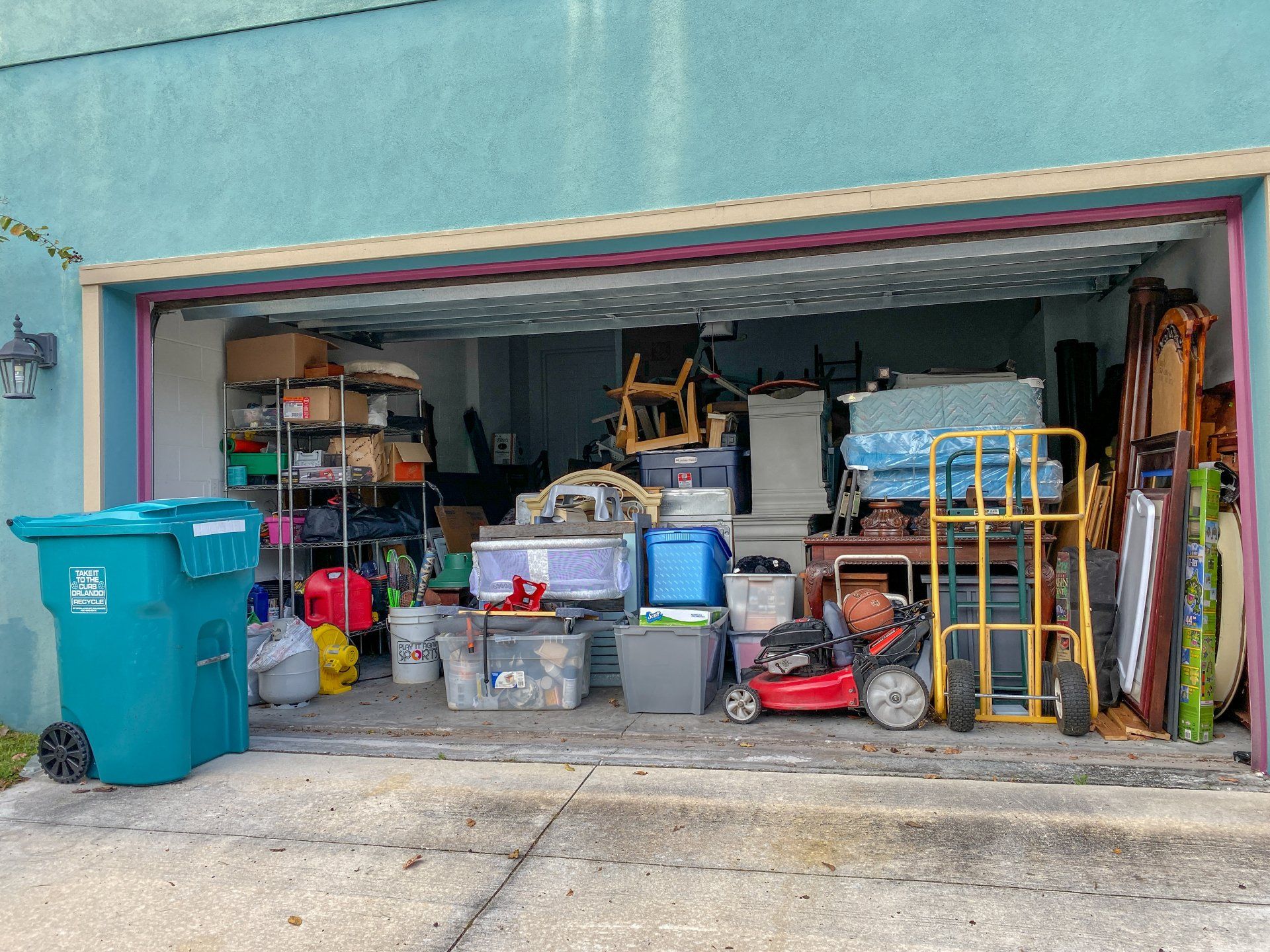 Garage Clean Out | Tampa, FL | Blue Whale Junk Removal
